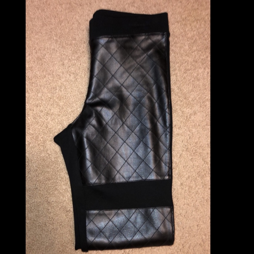 Bebe leather leggings